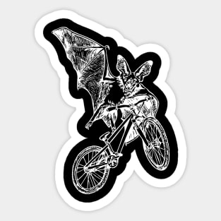 SEEMBO Bat Cycling Bicycle Cyclist Bicycling Bike Fun Biker Sticker